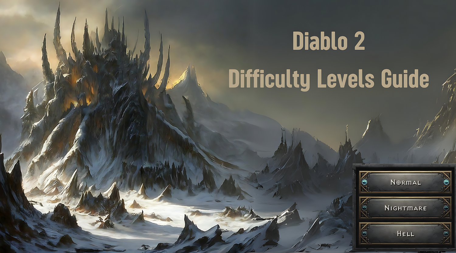 Diablo 2 Difficulty Levels Guide: Normal, Nightmare and Hell – D2ItemStore