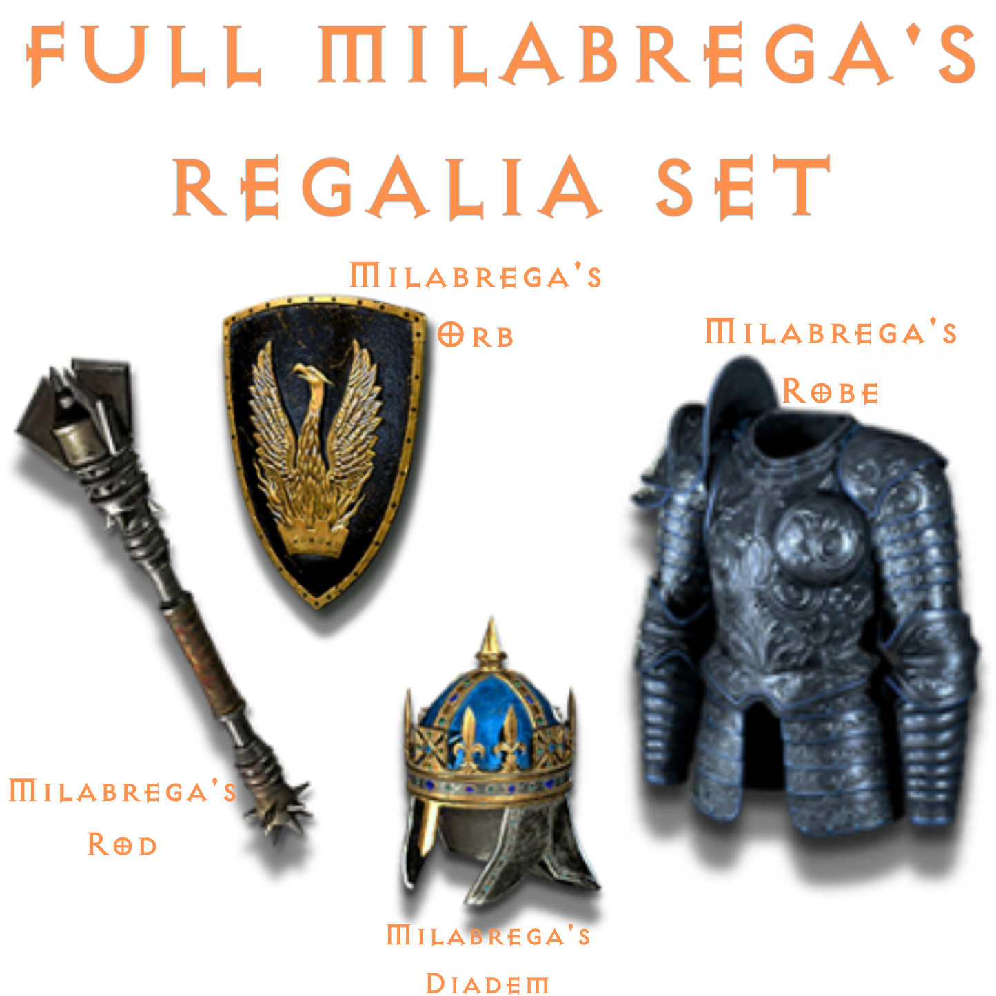 Full Milabrega's Regalia Set